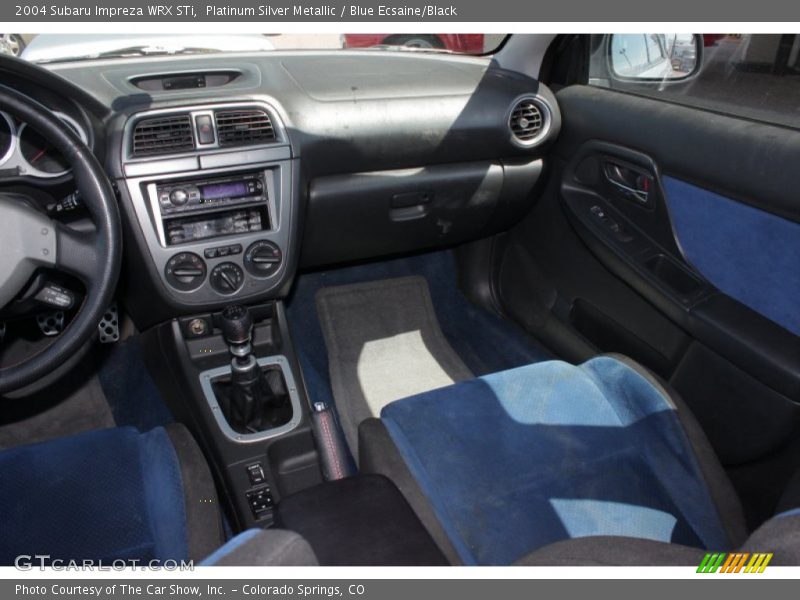  2004 Impreza WRX STi Blue Ecsaine/Black Interior