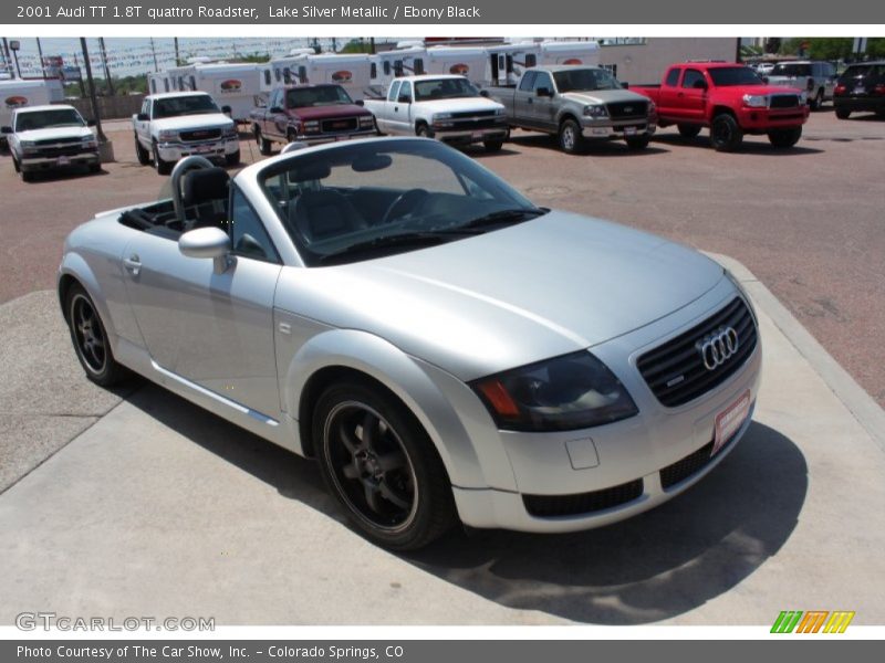 Lake Silver Metallic / Ebony Black 2001 Audi TT 1.8T quattro Roadster