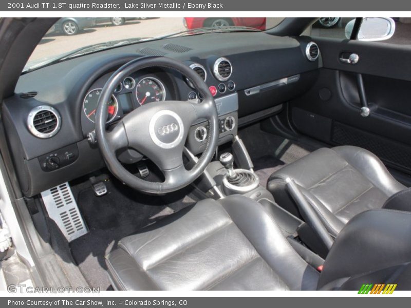  2001 TT 1.8T quattro Roadster Ebony Black Interior