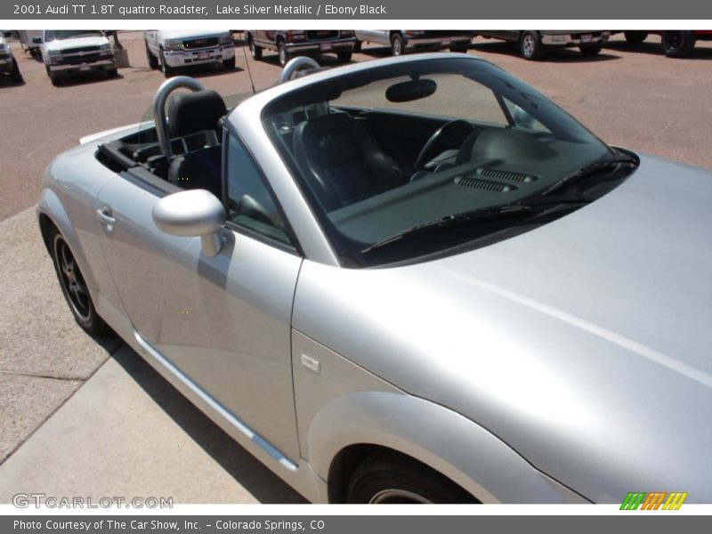 Lake Silver Metallic / Ebony Black 2001 Audi TT 1.8T quattro Roadster