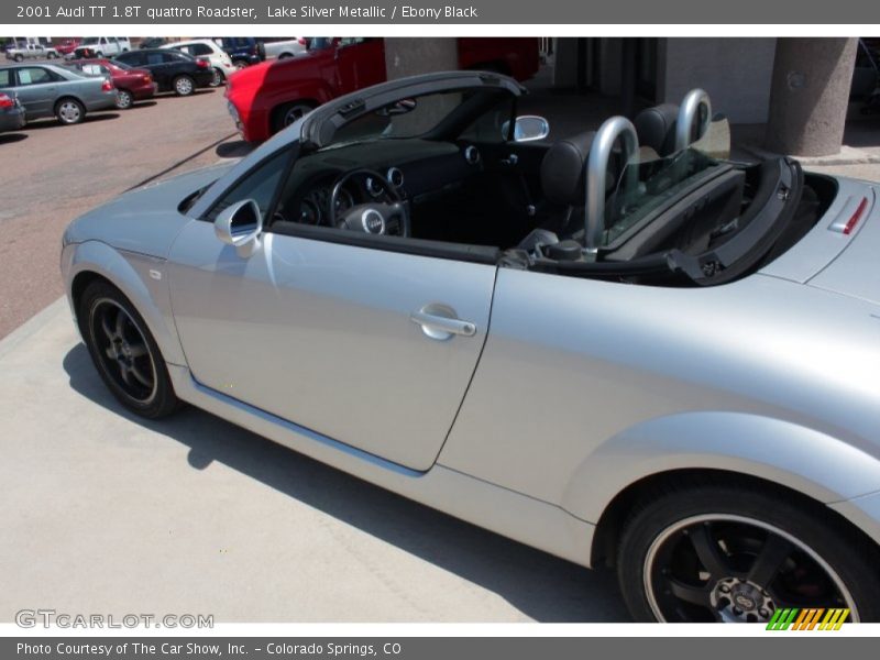 Lake Silver Metallic / Ebony Black 2001 Audi TT 1.8T quattro Roadster