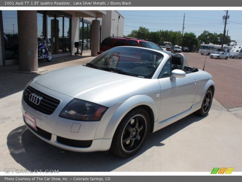 Lake Silver Metallic / Ebony Black 2001 Audi TT 1.8T quattro Roadster