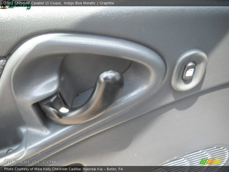 Indigo Blue Metallic / Graphite 2002 Chevrolet Cavalier LS Coupe