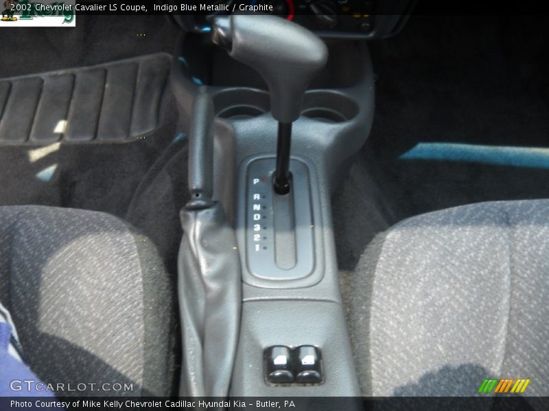 Indigo Blue Metallic / Graphite 2002 Chevrolet Cavalier LS Coupe