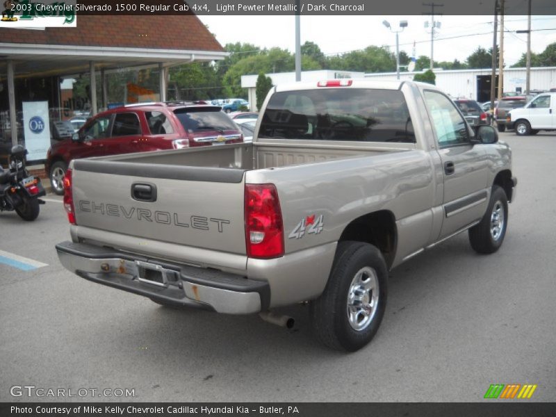 Light Pewter Metallic / Dark Charcoal 2003 Chevrolet Silverado 1500 Regular Cab 4x4
