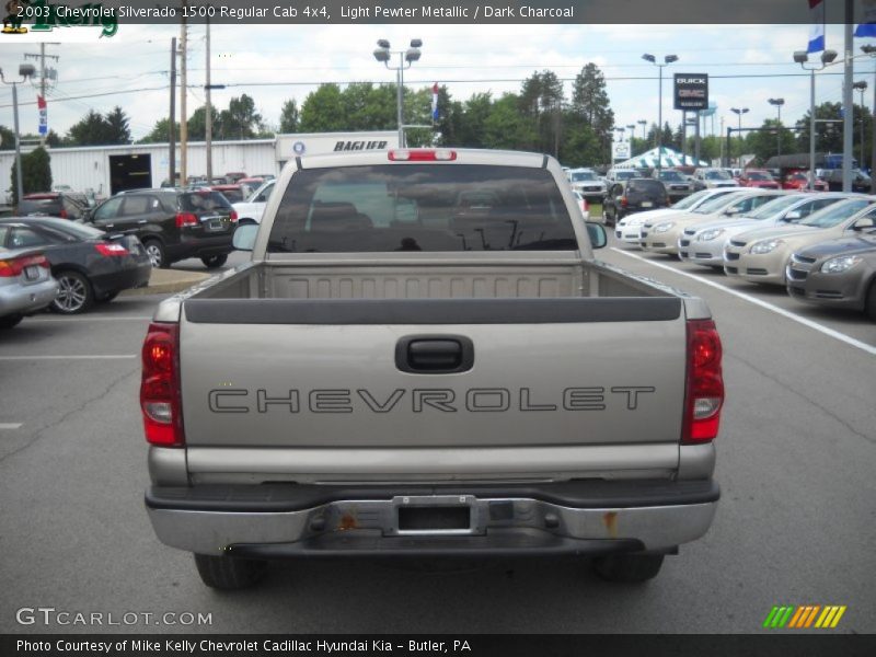 Light Pewter Metallic / Dark Charcoal 2003 Chevrolet Silverado 1500 Regular Cab 4x4