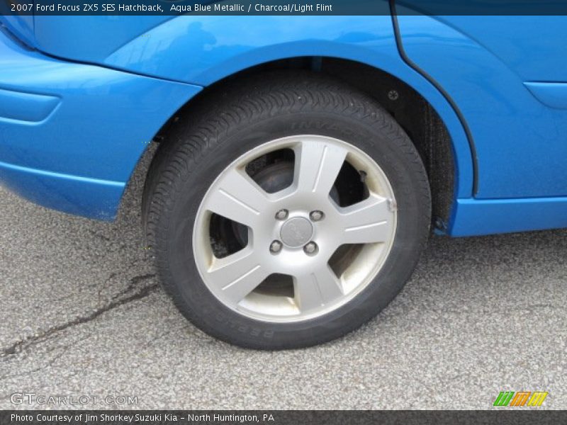 Aqua Blue Metallic / Charcoal/Light Flint 2007 Ford Focus ZX5 SES Hatchback