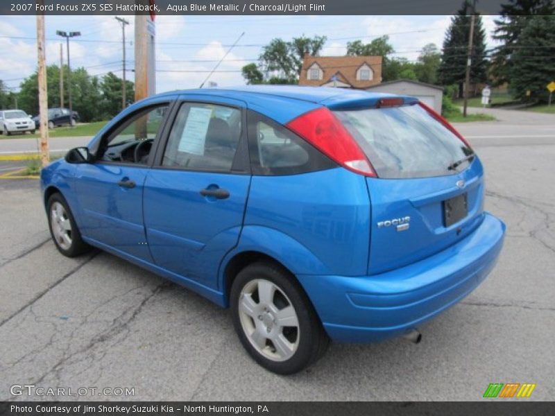 Aqua Blue Metallic / Charcoal/Light Flint 2007 Ford Focus ZX5 SES Hatchback