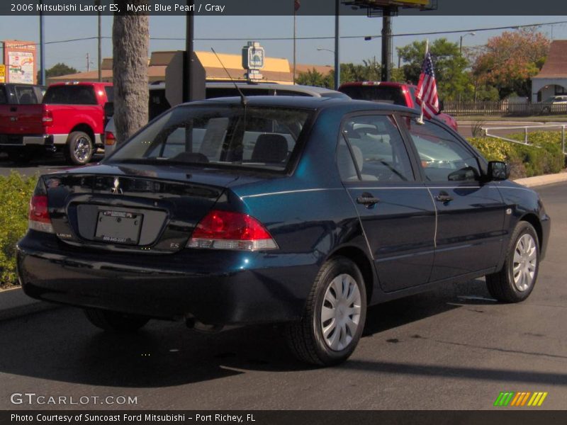 Mystic Blue Pearl / Gray 2006 Mitsubishi Lancer ES