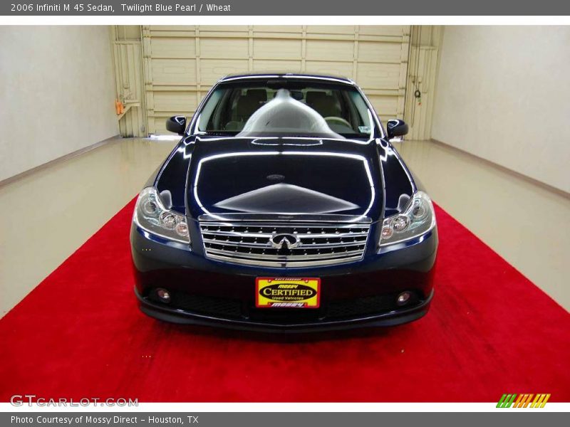 Twilight Blue Pearl / Wheat 2006 Infiniti M 45 Sedan