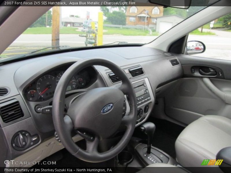 Aqua Blue Metallic / Charcoal/Light Flint 2007 Ford Focus ZX5 SES Hatchback