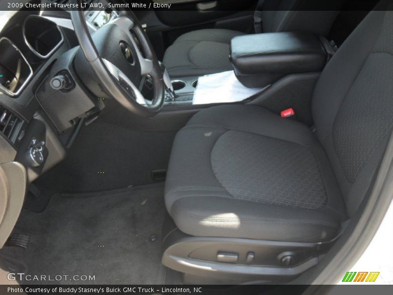 Summit White / Ebony 2009 Chevrolet Traverse LT AWD