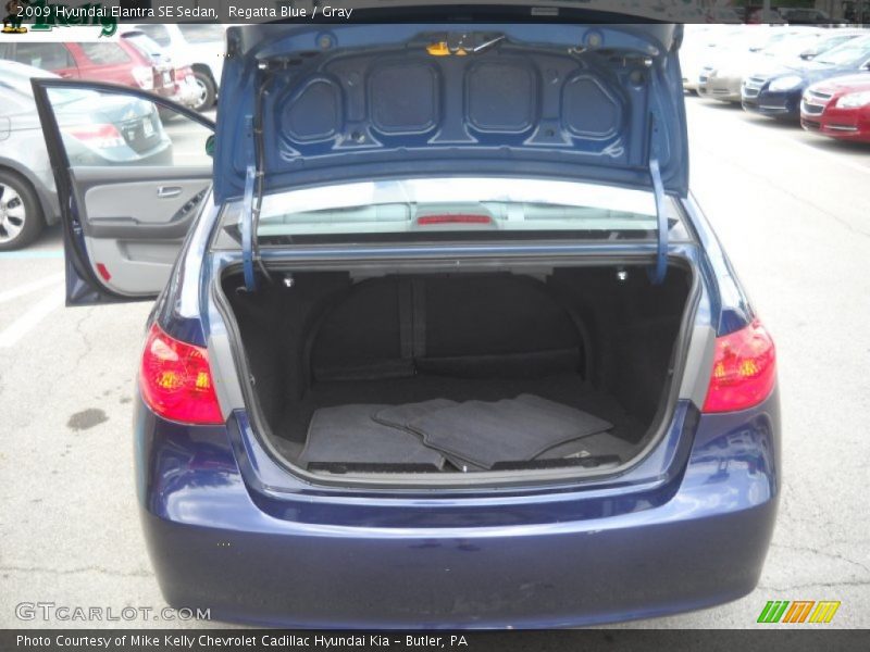 Regatta Blue / Gray 2009 Hyundai Elantra SE Sedan