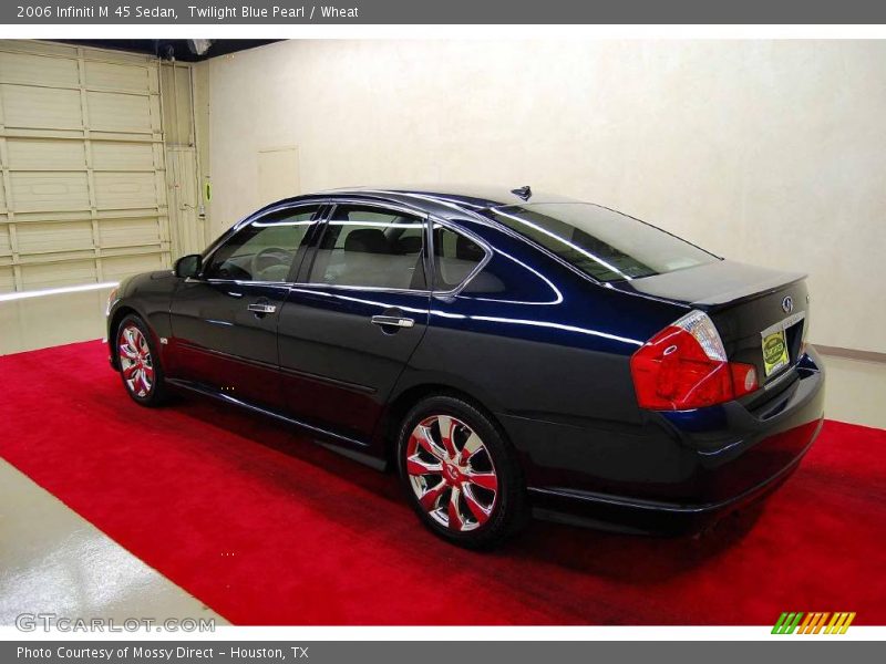 Twilight Blue Pearl / Wheat 2006 Infiniti M 45 Sedan
