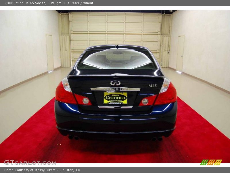 Twilight Blue Pearl / Wheat 2006 Infiniti M 45 Sedan