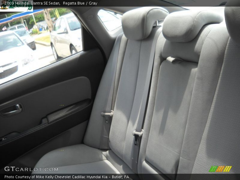 Regatta Blue / Gray 2009 Hyundai Elantra SE Sedan