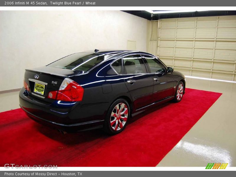 Twilight Blue Pearl / Wheat 2006 Infiniti M 45 Sedan