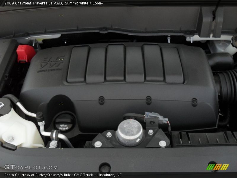 Summit White / Ebony 2009 Chevrolet Traverse LT AWD