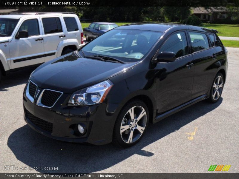 Jet Black Metallic / Ebony 2009 Pontiac Vibe GT