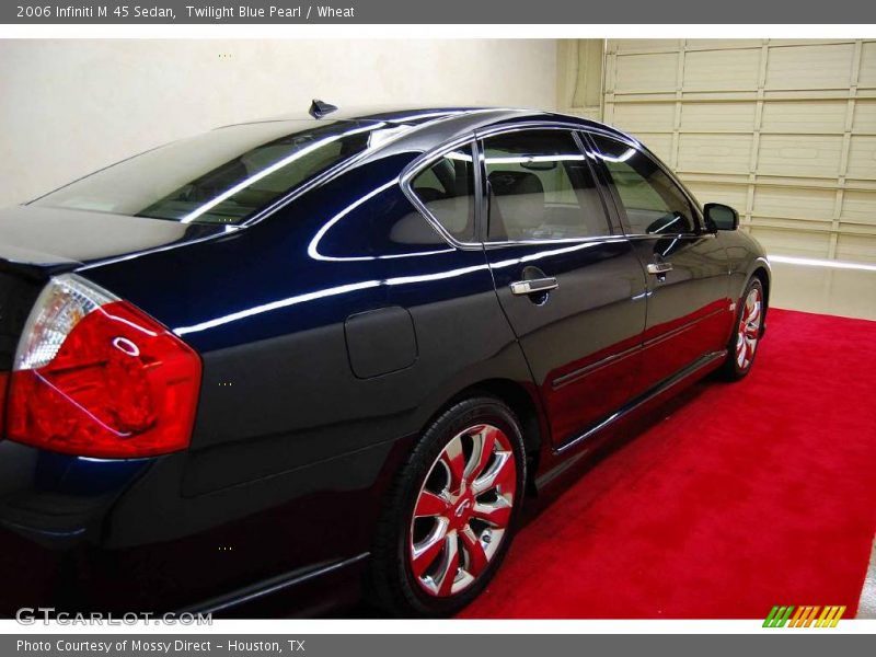 Twilight Blue Pearl / Wheat 2006 Infiniti M 45 Sedan