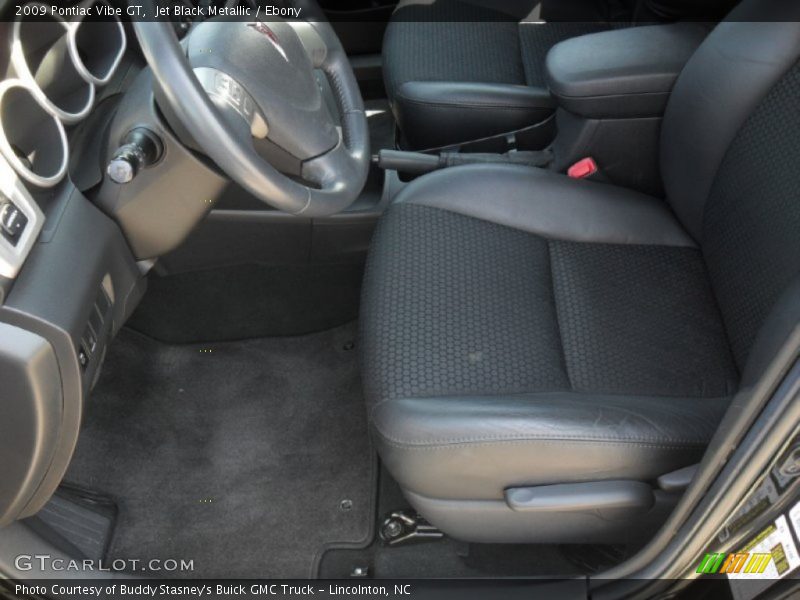 Jet Black Metallic / Ebony 2009 Pontiac Vibe GT
