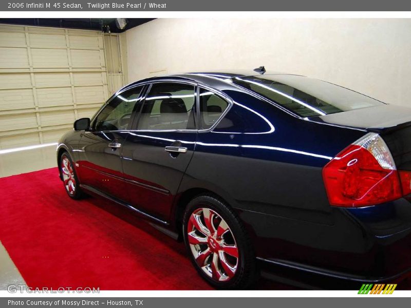 Twilight Blue Pearl / Wheat 2006 Infiniti M 45 Sedan
