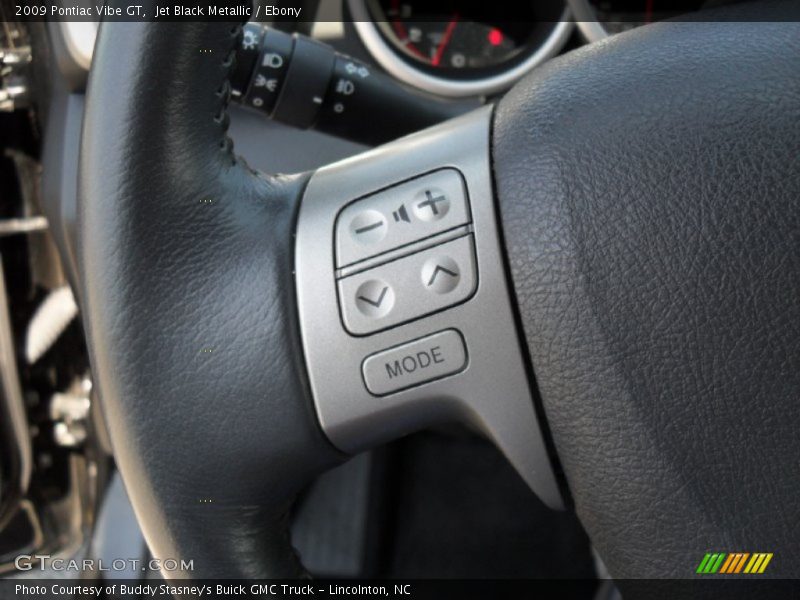 Jet Black Metallic / Ebony 2009 Pontiac Vibe GT