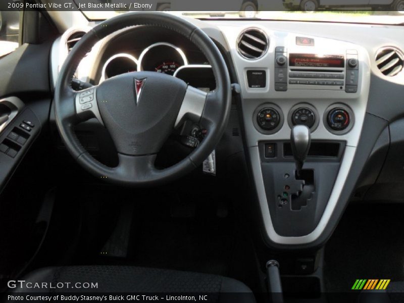 Jet Black Metallic / Ebony 2009 Pontiac Vibe GT