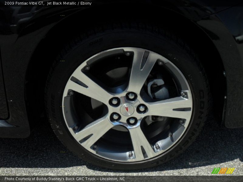 Jet Black Metallic / Ebony 2009 Pontiac Vibe GT