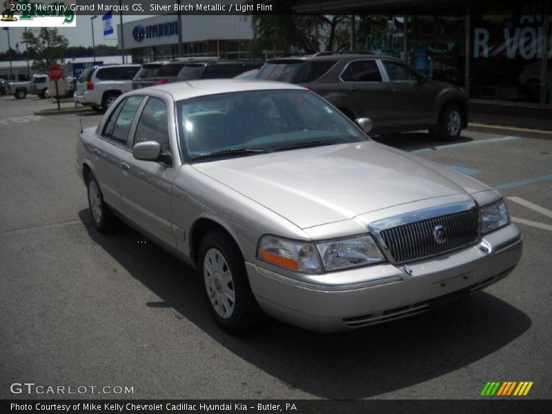 Silver Birch Metallic / Light Flint 2005 Mercury Grand Marquis GS