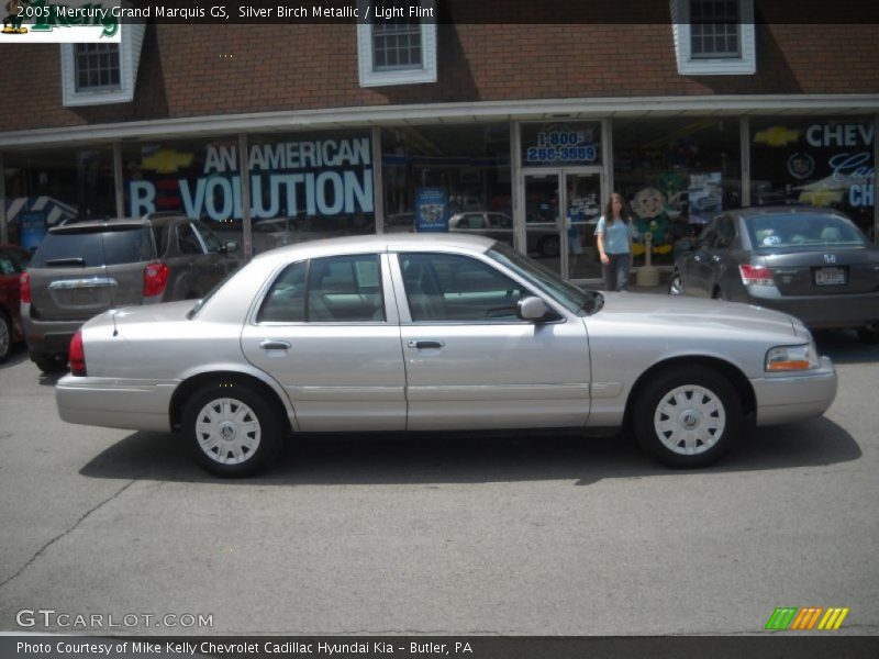 Silver Birch Metallic / Light Flint 2005 Mercury Grand Marquis GS
