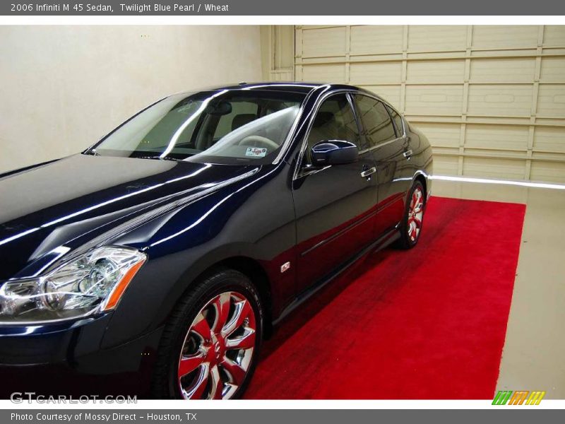 Twilight Blue Pearl / Wheat 2006 Infiniti M 45 Sedan