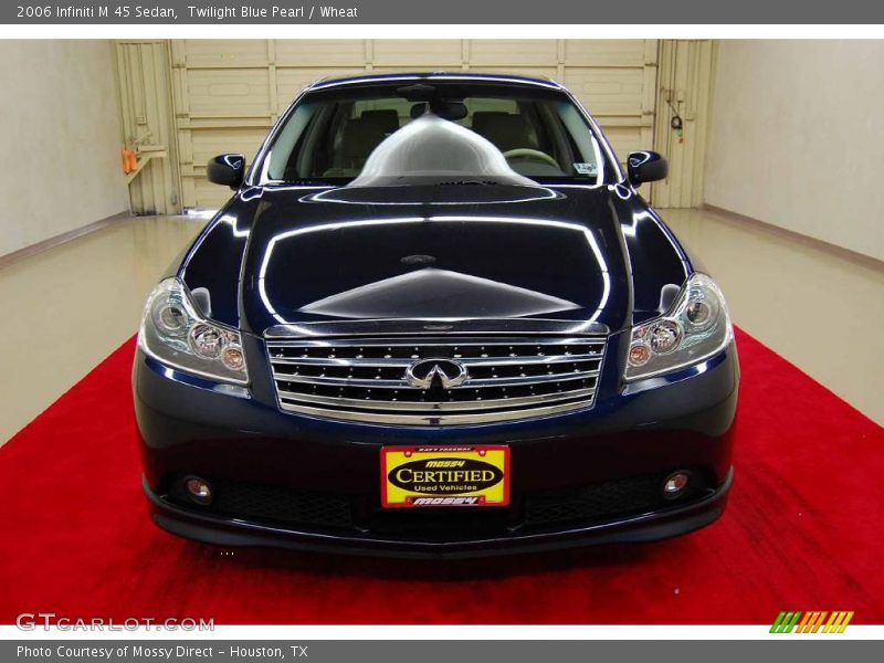 Twilight Blue Pearl / Wheat 2006 Infiniti M 45 Sedan