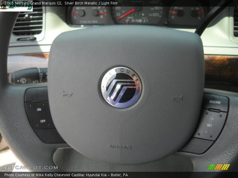Silver Birch Metallic / Light Flint 2005 Mercury Grand Marquis GS