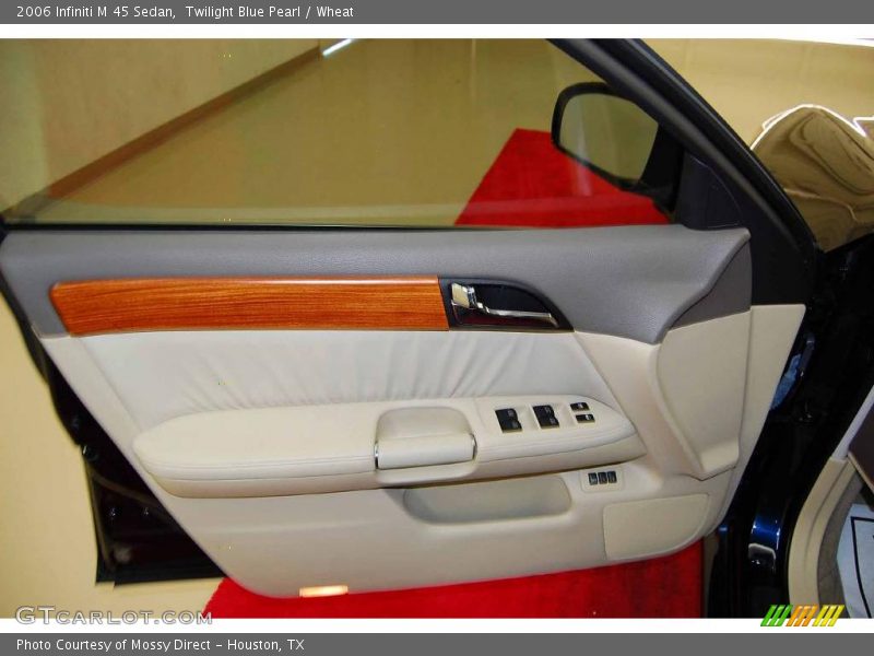 Twilight Blue Pearl / Wheat 2006 Infiniti M 45 Sedan