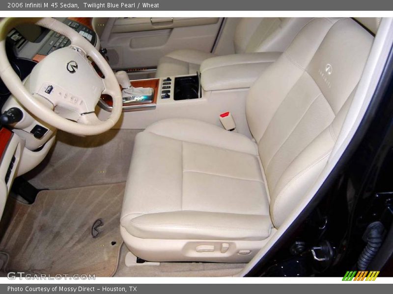 Twilight Blue Pearl / Wheat 2006 Infiniti M 45 Sedan