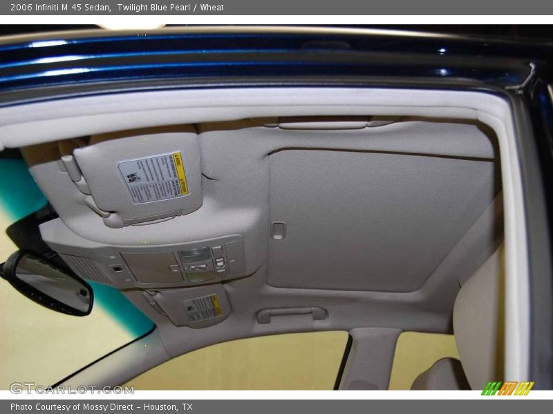 Twilight Blue Pearl / Wheat 2006 Infiniti M 45 Sedan