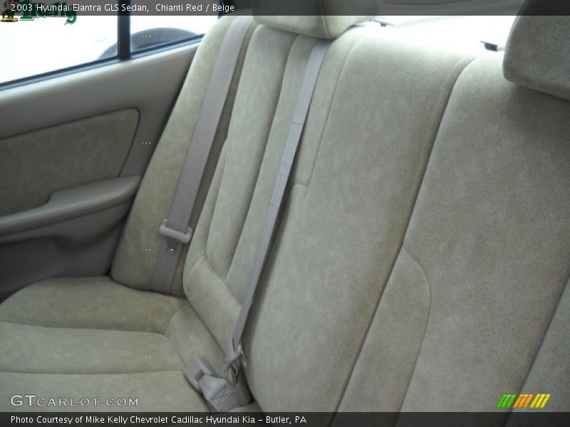 Chianti Red / Beige 2003 Hyundai Elantra GLS Sedan