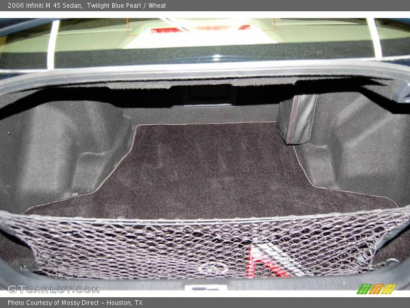 Twilight Blue Pearl / Wheat 2006 Infiniti M 45 Sedan