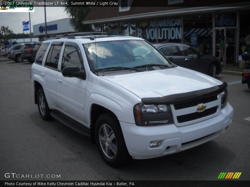 Summit White / Light Gray 2007 Chevrolet TrailBlazer LT 4x4
