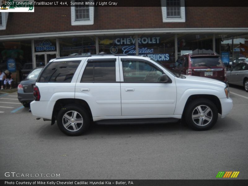 Summit White / Light Gray 2007 Chevrolet TrailBlazer LT 4x4