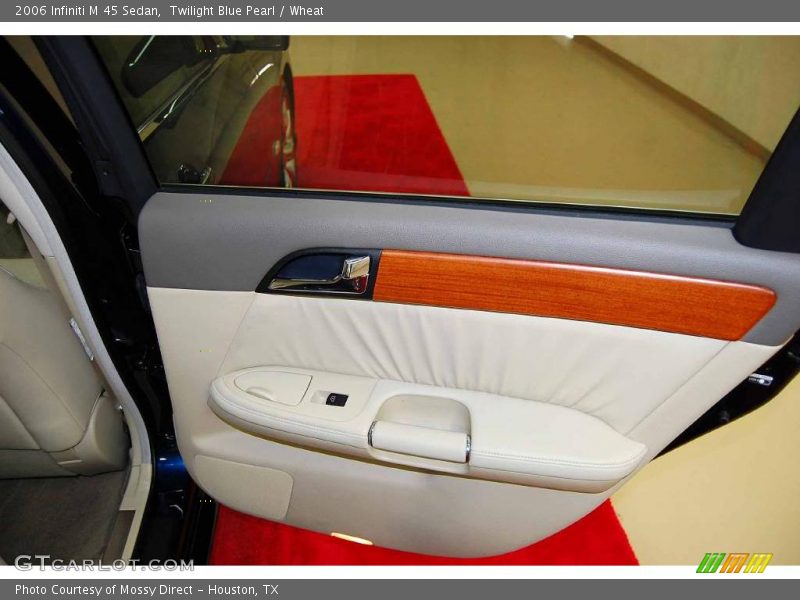 Twilight Blue Pearl / Wheat 2006 Infiniti M 45 Sedan