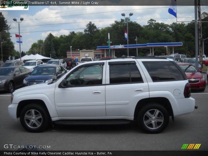 Summit White / Light Gray 2007 Chevrolet TrailBlazer LT 4x4