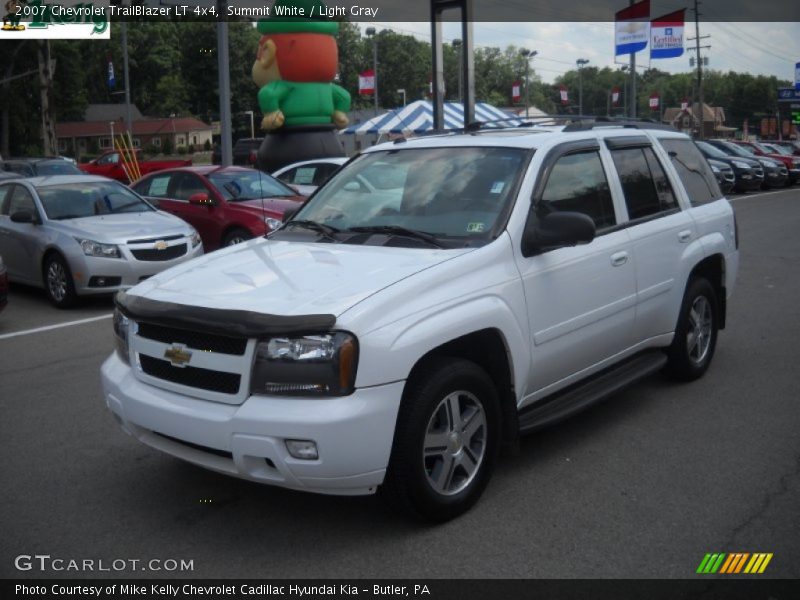 Summit White / Light Gray 2007 Chevrolet TrailBlazer LT 4x4