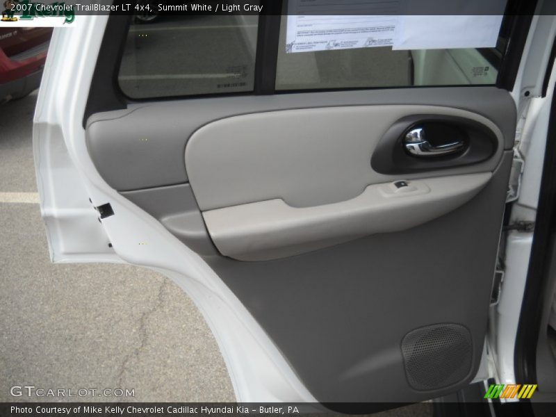 Summit White / Light Gray 2007 Chevrolet TrailBlazer LT 4x4