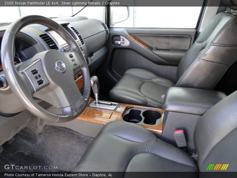 Silver Lightning Metallic / Graphite 2005 Nissan Pathfinder LE 4x4