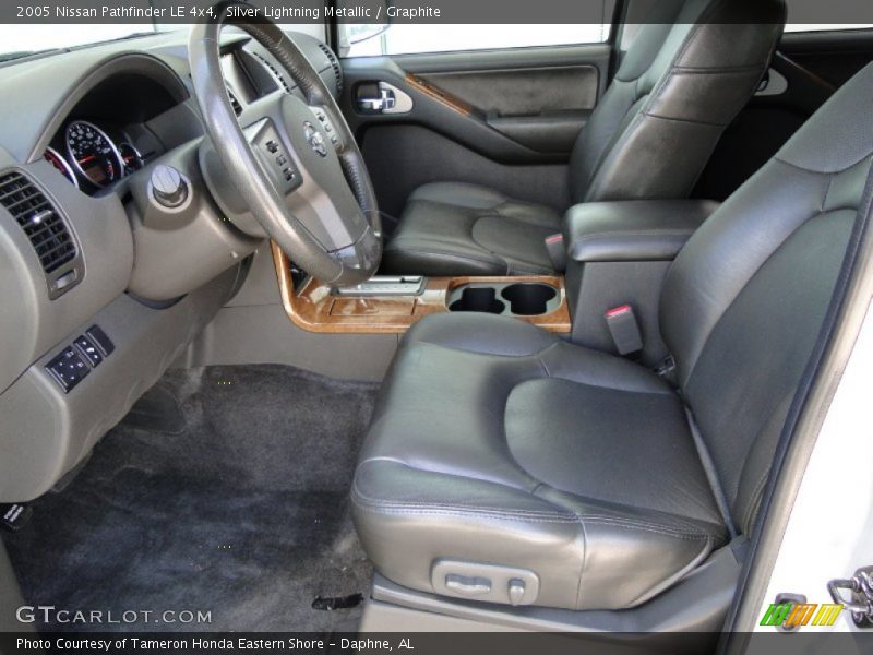 Silver Lightning Metallic / Graphite 2005 Nissan Pathfinder LE 4x4