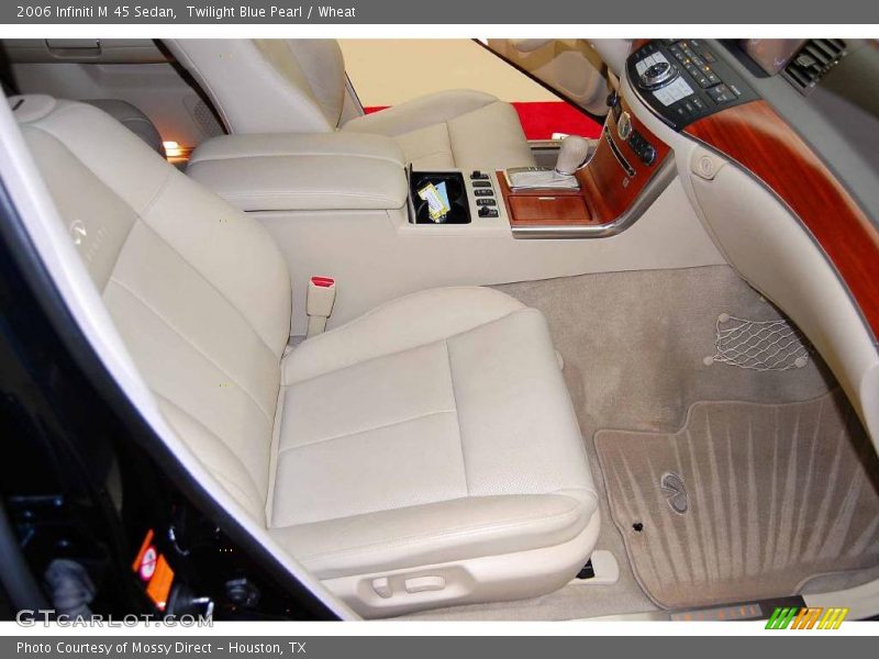 Twilight Blue Pearl / Wheat 2006 Infiniti M 45 Sedan