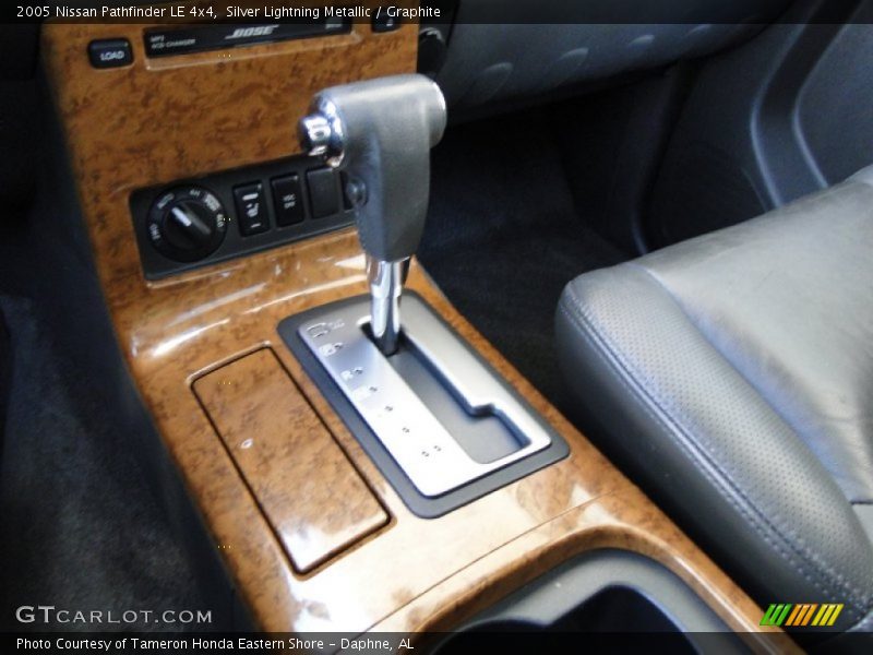 Silver Lightning Metallic / Graphite 2005 Nissan Pathfinder LE 4x4
