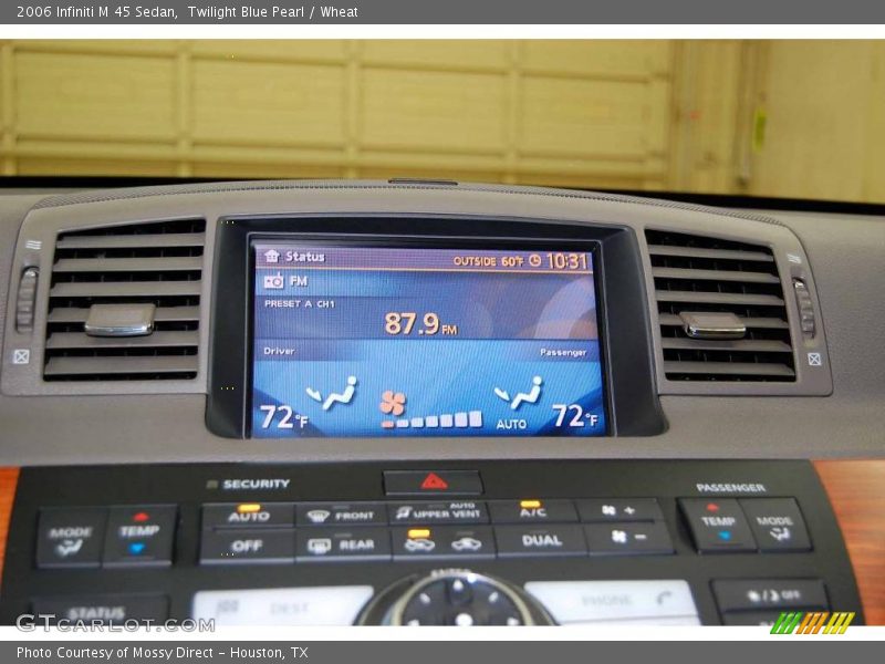 Twilight Blue Pearl / Wheat 2006 Infiniti M 45 Sedan